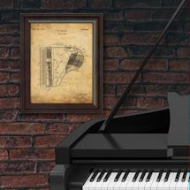 Alternate Image 2 for Framed 1928 Grand Piano Patent