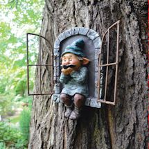 Product Image for Gnome In Window Tree Decor