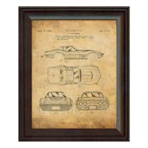 Alternate image for Framed Muscle Car Patents