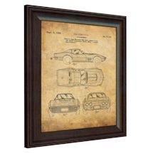 Alternate Image 1 for Framed Muscle Car Patents