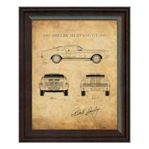 Alternate Image 2 for Framed Muscle Car Patents