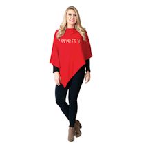 Product Image for Merry Sequin Poncho