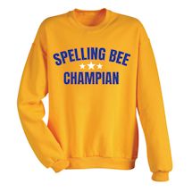 Alternate Image 2 for Spelling Bee Champian T-Shirt or Sweatshirt
