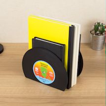 Product Image for Retro Vinyl Bookends - Set Of 2