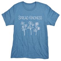 Alternate image for Personalized Flower Teal T-Shirt