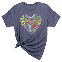 Alternate image for Colorful Hearts T-Shirt