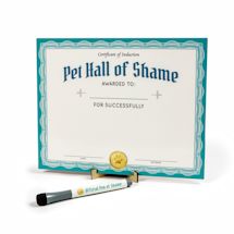 Alternate image for Pet Hall Of Shame Certificate