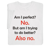 Alternate image for Am I Perfect T-Shirt Or Sweatshirt  