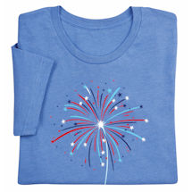 Alternate image for Blue Fireworks T-Shirt