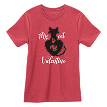 Alternate image My Cat Is My Valentine Tshirt