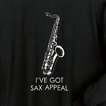 Alternate image Sax Appeal Saxophone Long Sleeve Shirt