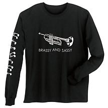 Alternate image Brassy & Sassy Trumpet Long Sleeve Shirt