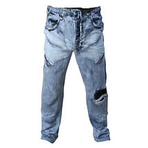 Alternate Image 1 for Super Soft Jeans Lounge Pants with Drawstring Waist