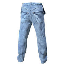 Alternate Image 3 for Super Soft Jeans Lounge Pants with Drawstring Waist
