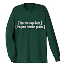 Alternate Image 5 for Personalized Custom T-Shirt or Sweatshirt