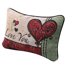 Product Image for Love You More Throw Pillow with Love You on Reverse