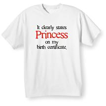 Alternate Image 4 for Personalized It States On My Birth Certificate Shirt
