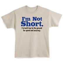 Alternate Image 3 for I'm Not Short Shirts