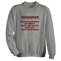 Alternate image for Engineer Solving Problems Sweatshirt