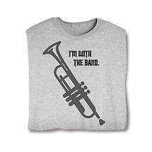 Alternate image I'm With The Band Shirt- Trumpet