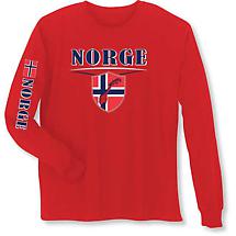 International T-Shirt or Sweatshirt- Norge (Norway)