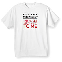 Product Image for I'm The Youngest White Shirt