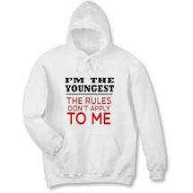 Alternate image for I'm The Youngest White Shirt