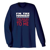 Alternate Image 4 for I'm The Youngest Navy Shirt