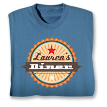 Alternate image Personalized "Your Name" Retro Diner Shirt