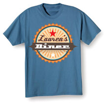 Alternate image Personalized "Your Name" Retro Diner Shirt