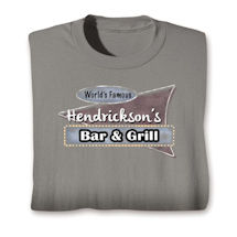 Product Image for Personalized World Famous "Your Name" Bar & Grill T-Shirt or Sweatshirt