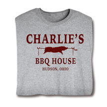 Product Image for Personalized 'Your Name' BBQ House Shirt