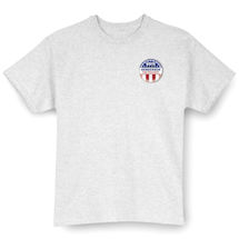 Alternate Image 1 for Personalized Vote "Your Name" For President Small Button T-Shirt or Sweatshirt