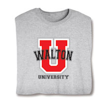 Alternate image for Personalized "Your Name" Red "U" University T-Shirt or Sweatshirt