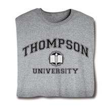 Product Image for Personalized "Your Name" University T-Shirt or Sweatshirt (Black)
