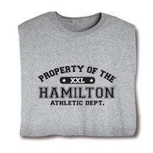 Product Image for Personalized Property of 'Your Name' XXL Shirt