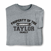 Product Image for Personalized Property of "Your Name" Athletic Shirt