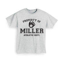 Alternate image for Personalized Property of "Your Name"  Baseball T-Shirt or Sweatshirt