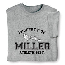 Product Image for Personalized Property of "Your Name" Track & Field T-Shirt or Sweatshirt