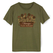 Alternate Image 3 for Personalized "Your Name" Plant Manager Gardening T-Shirt or Sweatshirt