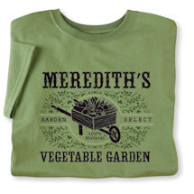 Product Image for Personalized "Your Name" Vegetable Garden T-Shirt or Sweatshirt