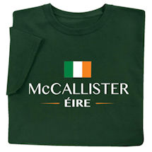 Product Image for Personalized "Your Name" Irish National Flag T-Shirt or Sweatshirt