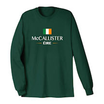 Alternate image for Personalized "Your Name" Irish National Flag T-Shirt or Sweatshirt