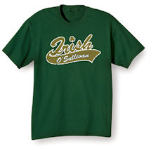 Alternate Image 1 for Personalized Irish "Your Name"  Underline T-Shirt or Sweatshirt