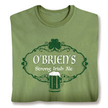 Personalized "Your Name" Strong Irish Ale Shirt
