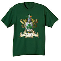 Alternate Image 1 for Personalized "Your Name" Irish Family Clan T-Shirt or Sweatshirt