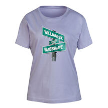Alternate Image 2 for Personalized "Your Name" Lovers Lane T-Shirt or Sweatshirt