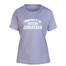 Alternate Image 1 for Personalized Property of "Your Name" XoXo T-Shirt or Sweatshirt