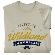 Alternate image for Personalized "Your Name" Adventure Club T-Shirt or Sweatshirt
