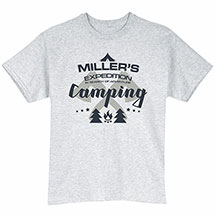 Alternate image for Personalized "Your Name" Expedition Camping T-Shirt or Sweatshirt